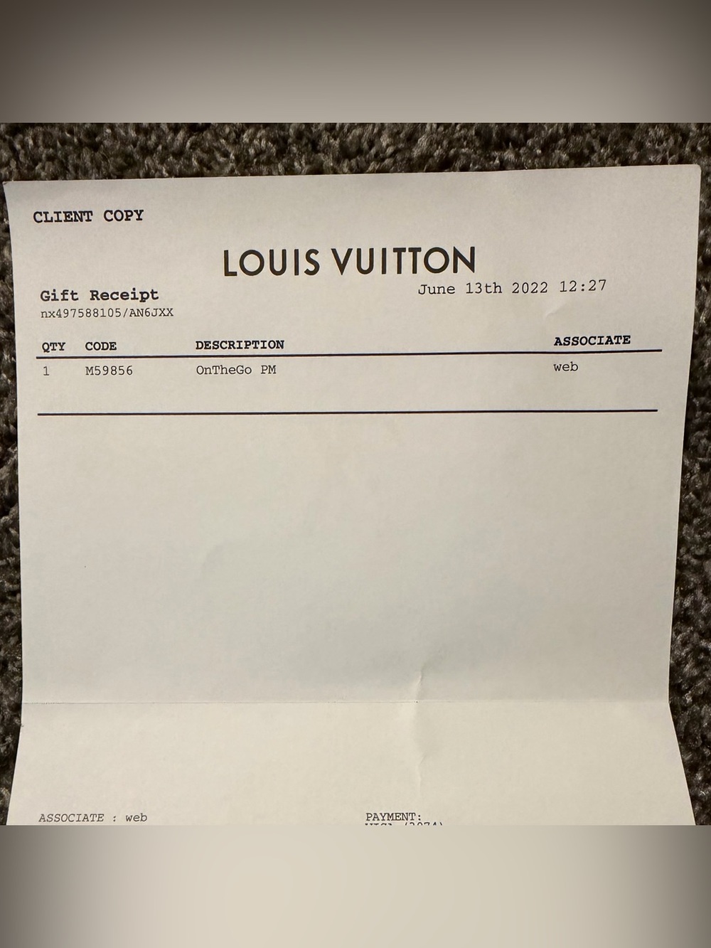 Louis Vuitton Pastel Gradient Monogram OnTheGo Tote in Pink and Lavender - Picture 11 of 11